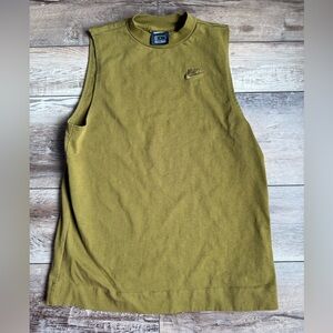 Nike Olive Green Ribbed Tank Top Men’s Medium